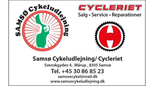 Samsø_cykeludlejning_postkort