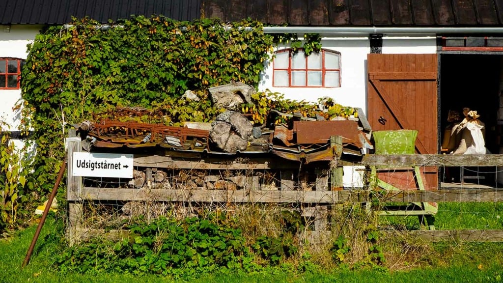 Besser Samsø - Skilt til udsigtstårnet