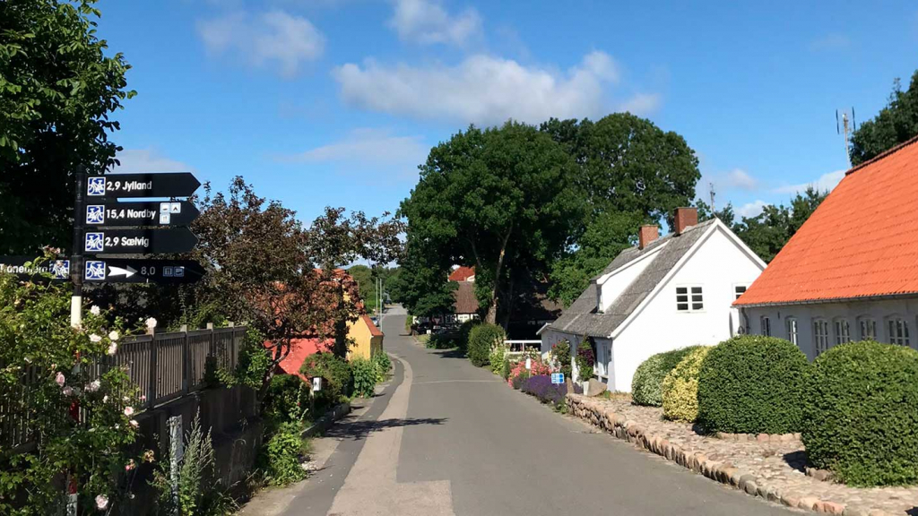 Onsbjerg Samsø - Søndergade mod vest