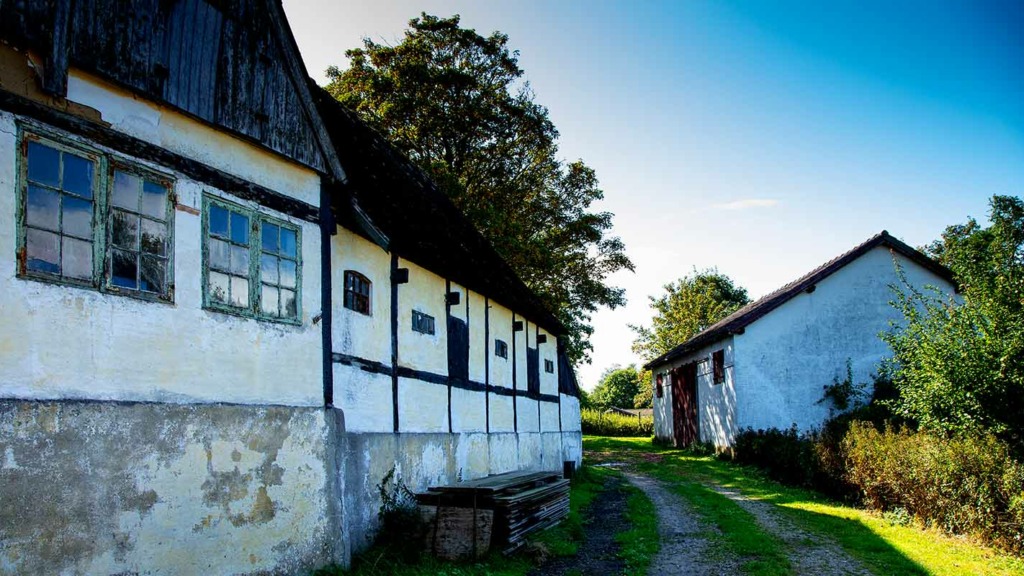 Toftebjerg Samsø bindingsværk og staldbygninger