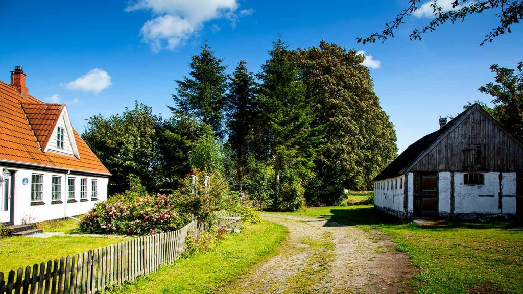 Toftebjerg Samsø landsbyidyl stakit