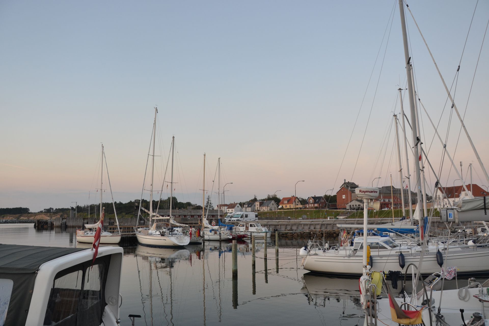 Kolby Kås Harbour near Tranebjerg