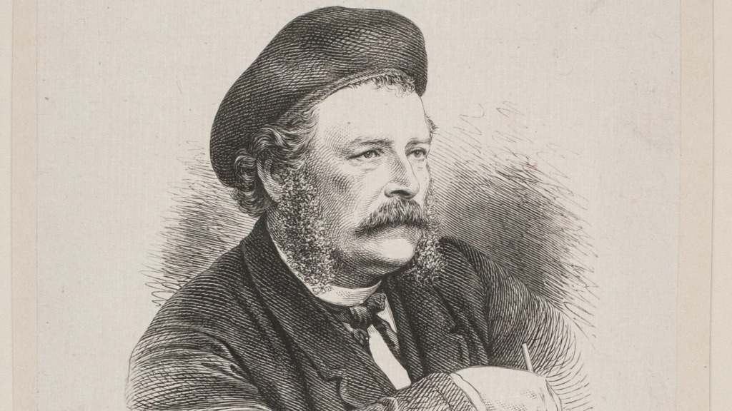 Portræt af C.F.Sørensen, H.P. Hansen, 1879, KKS12713
