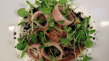 Sæsonmenu på Ballen badehotel