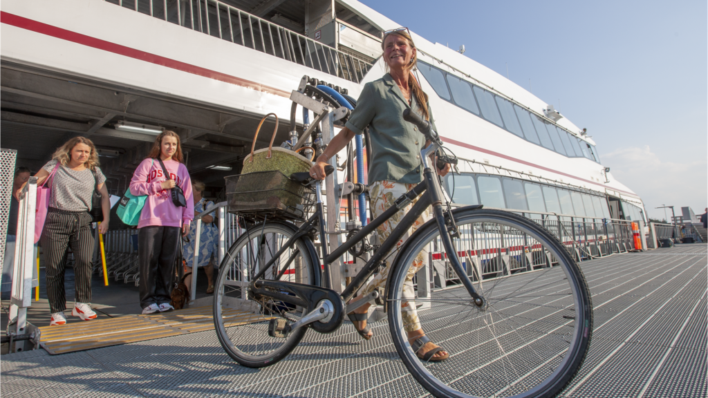 lilleøre cykel fra borde